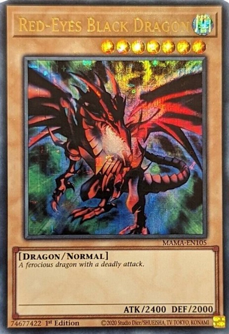 Red-Eyes Black Dragon (Ultra Pharaoh's Rare) - Magnificent Mavens
